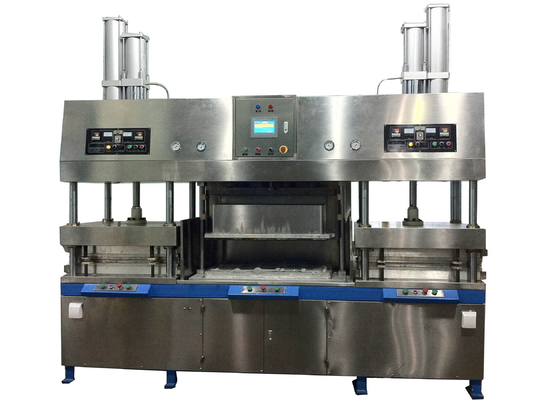 Машина прессформы пульпы управлением PLC для продукции коробки для завтрака раковины