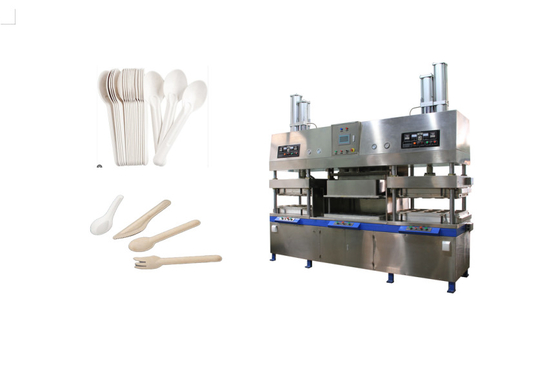 Biodegradable отлитое в форму пульпой оборудование ложки еды